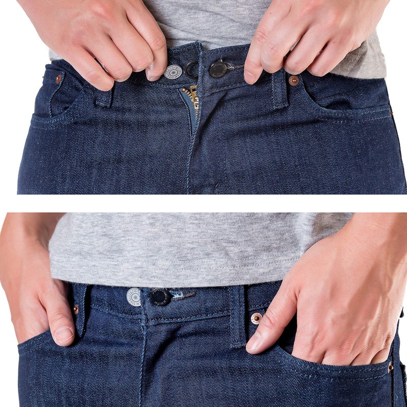 Johnson Smith Flex Button Pant Waist Extender 3-Pack - Adds 1-2 inches with A Bit of Stretch - for Men, Women, Children - Image 4